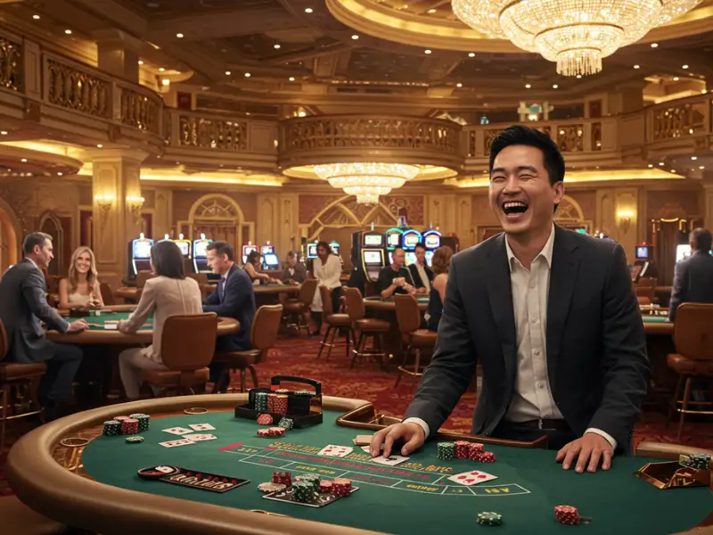 Happy man celebrating a win in online poker on an e-sabong site