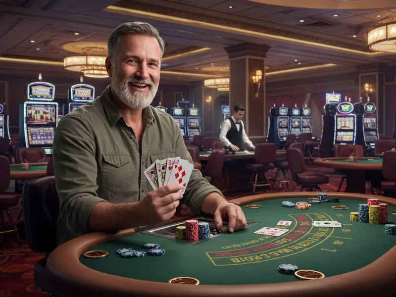 NBA Betting Sites: Happy Man Playing Online Poker