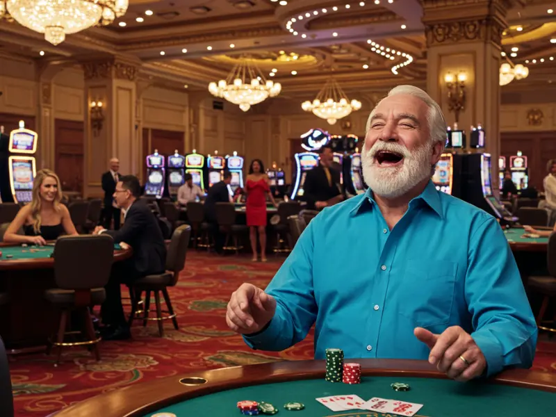 Happy man celebrating a poker win at PH Laro Casino