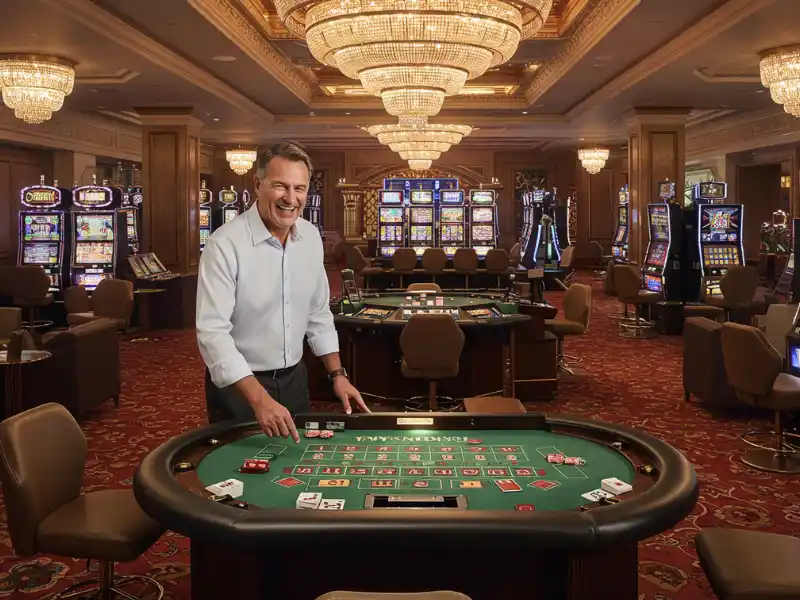 Man playing poker on the TMT Games casino platform