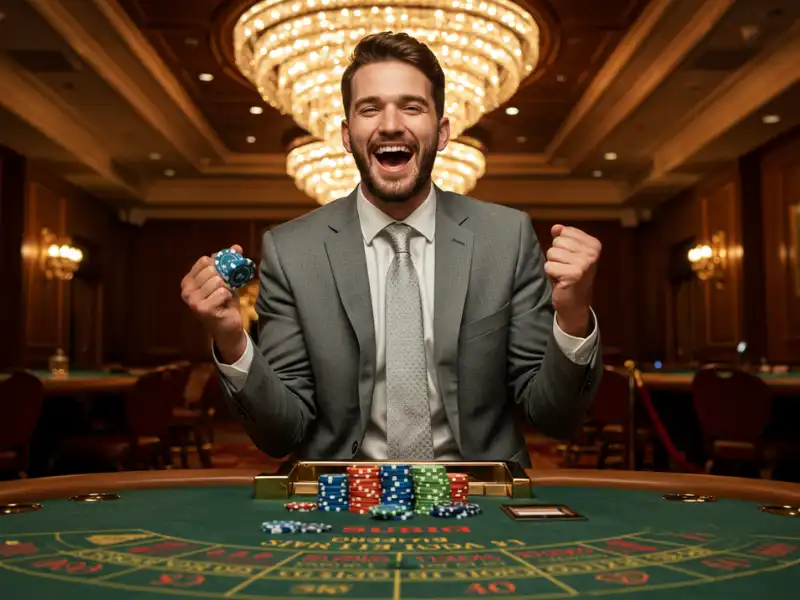 Happy man playing card game with bingo plus rewards points free codes